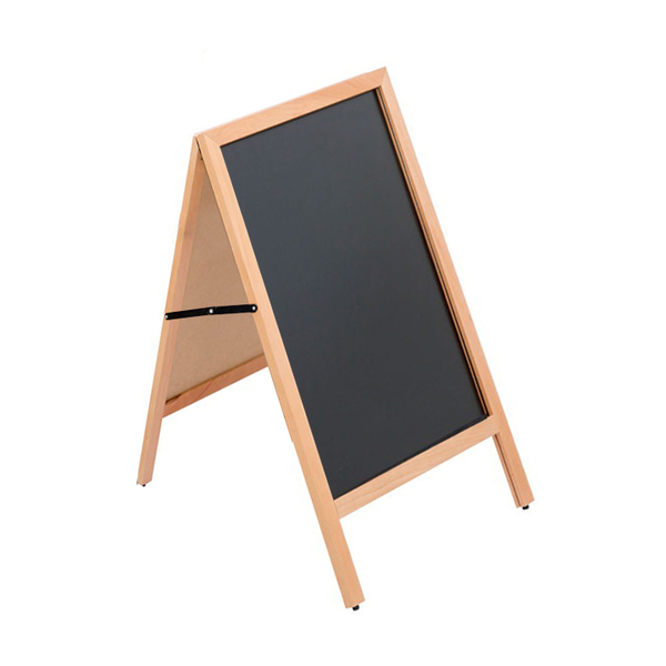 Azar Displays Wood A-Frame Chalkboard Sidewalk Sign 300239